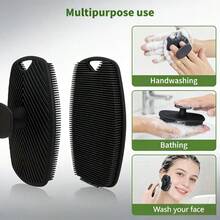 4‑Piece Shower Brush Set, For Back, Face, Body And Scalp Massage. Gentle Exfoliating Long‑Handle Body Brush With Soft Bristles, Effectively Cleans Skin And Removes Dead Skin. Non‑Slip Grip For Deep Cleansing, Shower Brush Set - View 5