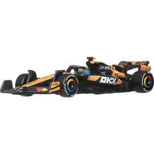 Hot Wheels 1:64 比例高級合金 F1 收藏玩具車,配備 Real Riders 輪胎,金屬車身與底盤 - McL aren F1 #4 - 查看 3