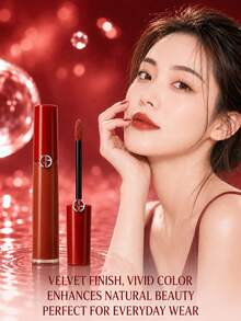 Giorgio Armani Armani 紅管絲絨唇釉 #206，6.5ml 正裝 / 3ml 試用裝，高顯色、持久不脫色、滋潤不乾澀，情人節禮物 - 206 lip maestro - 查看 3