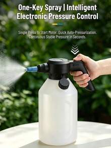 3-Liter Large-Capacity Must-Have Car Electric Spray Bottle, Perfect For Cleaning Paddling Pools, Watering Garden Yards, One-Button Automatic Spray, Easy To Use! It Features Dual Adjustable Modes, - Multicolor - View 7