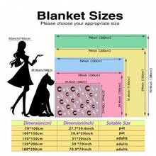 Personalized Photo Blanket, Customized Face Photo, Suitable For Valentine's Day, Mother's Day, Father's Day, Christmas And Birthday Occasions. Humorous Gift Choice - Multicolor - View 6
