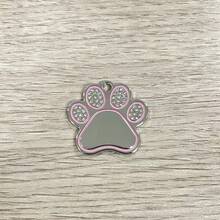 Custom Engraved Pet Name Tags, Personalized Pet Labels, Personalized Dog Collars, Pet Pendants, Cute Cat And Dog Name Tags, Custom Dog Tag Pendants, Personalized Cat And Dog Pet Identification Name Pendants, Custom Decorative, Engraved, Stainless Steel Pet Collar Tags Pendants. - Multicolor - View 22