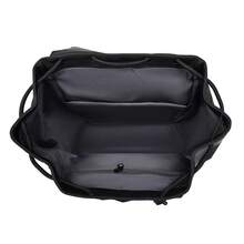 1 pièce Sac à dos à rabat de couleur contrastée à la mode, grande capacité, sac pour ordinateur portable, sac à dos de voyage d'affaires, sac de navette pour hommes, sac d'école pour étudiants - sac à dos - Voir 7