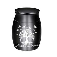 Mini Pet Cremation Urn Box, 40X30mm Waterproof Dustproof Storage Container For Dog Cat Ashes, Teeth Hair Organizer Pet Memorial Keepsake - Multicolor - View 9