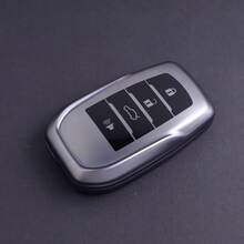 TPU Car Remote Key Fob Cover Protective Case Compatible With Toyota CHR Hilux Fortuner Land Cruiser 200 Camry Corolla Crown RAV4 Highlander Series Accessories - Grey TPU - View 10