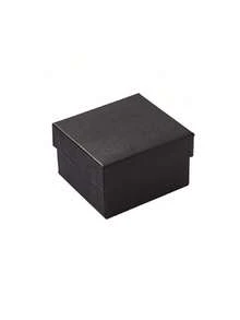 Black High-End Matte Watch Jewelry Storage Box Gift Set, Includes Sponge, Unisex, Light-Absorbing Velvet Sponge Spring Box, Black Watch Gift Box, Elegant Packaging Box, Great Gift, Harajuku Style Fashion Watch Gift Box, Student Gift Watch Box, Watch Storage Box, Bracelet Watch Prayer Beads Storage Box - Multicolor - View 11