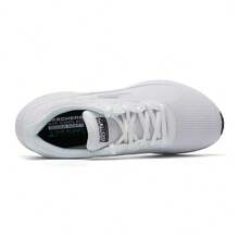 Skechers Women's GO RUN Series Breathable Flyknit Lightweight Non-Slip Cushioned Running Shoes - White - View 8