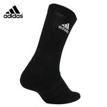 Adidas Breathable Comfortable Couple Basketball Socks Black Mid-Calf Socks DZ9360 - Black - View 4