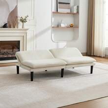 Sofa Bed Mattress - 米色+泡沫 - 查看 8