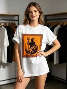 Women T-Shirts - 白色 - 查看 1