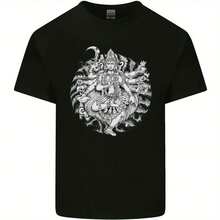 Goddess Shiva Hindu God  Religion Mens Cotton T-Shirt Tee Top - 款式 - 查看 1