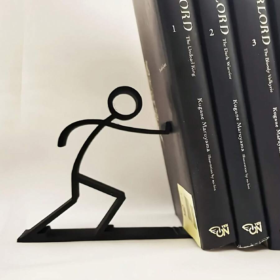1件裝小人書架,酷炫辦公室書桌配件,個人桌面收納裝飾品,學生文具男士生日禮物,隨機款式 - 彩色 - 查看 1