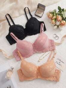 Women Bras & Bralettes - Multicolor H - View 3