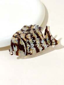 1pc Creative Shark & Grouper Shaped Hair Clip, Unique Ocean Style Women's Updo Hair Accessory - Multicolor - View 22