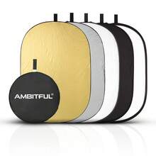 Ambitful 5-In-1 80x120 100x150cm Photography Reflector, Foldable Multi-Disk Reflector, Suitable For Portrait Photography Studio And Outdoor Shooting - View 1