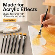 Dom Delfim Graphic Artist Brush Set - 8 Leaf-Shaped Brushes - 8-pack Leaf Pens - View 6