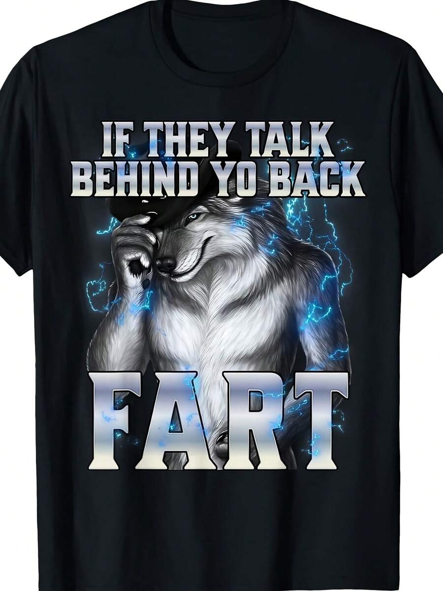 If They Talk Behind Your Back Fart T-Shirt - 款式 - 查看 1