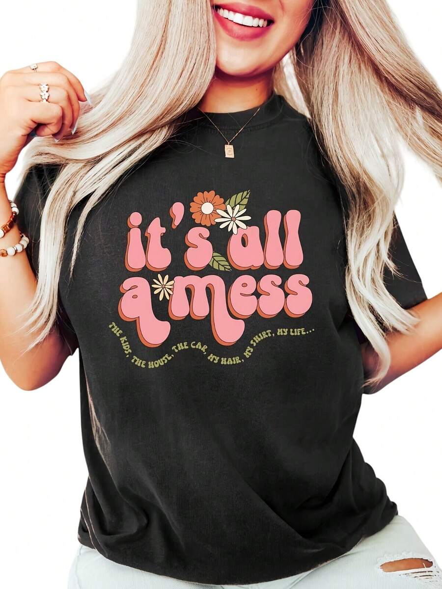Its All A Mess Mom ShirtMothers Day Shirt Its All A Mess The House ShirtFunny Mo - 款式 - 查看 1