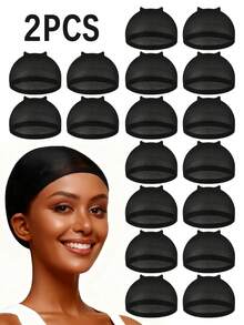 Ultra Thin Breathable Nylon Wig Caps, Stretch Sheer Stocking Wig Liner Caps With Wide Elastic Band, Hair Net Caps For Women Wig Installation Cosplay - Multi-color - View 14