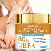 80% Urea Hand & Foot Moisturizing Cream, Long-Lasting Hydration, Suitable For Dry And Cracked Feet And Heels, Nourishes Dry Feet And Heels, Prevents Foot Cracking, Makes Feet Smooth And Soft, Moisturizes And Nourishes Feet - Fragrant - View 2