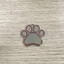 Custom Engraved Pet Name Tags, Personalized Pet Labels, Personalized Dog Collars, Pet Pendants, Cute Cat And Dog Name Tags, Custom Dog Tag Pendants, Personalized Cat And Dog Pet Identification Name Pendants, Custom Decorative, Engraved, Stainless Steel Pet Collar Tags Pendants. - Multicolor - View 15
