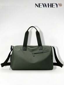 NEWHEY Men's Waterproof Handbag With Separate Shoe Compartment, Large Capacity Shoulder/Crossbody Bag - Multicolor - View 10