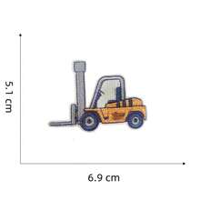 Cartoon Yellow Construction Vehicle Pattern Iron-On Embroidery Patch - Fun Design - Easy To Sew Or Iron, Durable Fabric Badge, Suitable For Personalized Jackets, Bags, Etc. - Ironing Style - View 17