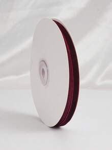 2/5/10/25 Yards Burgundy Velvet Ribbon Christmas Tree, Multiple Sizes 1 Inch | Velvet Christmas Ribbon For Gift Wrapping, Bows, Wreaths, Holiday Crafts (2/5 Yards No Spool, 10/25 Yards With Spool For Easy Storage) - Flocked Ribbon - View 26