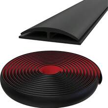 Lis Pinggiran Karpet Fleksibel, Pelindung Pinggiran Karpet Fleksibel untuk Pintu, Strip Transisi Lantai Tempel & Lepas, Lis Pinggiran Tahan Air Perekat Sendiri yang Dapat Dipotong untuk Karpet & Tikar Tebal - A - View 8