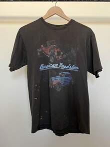 American Roadster Car Shirt Mens Medium Black Cars Graphic Retro - 款式 - 查看 1