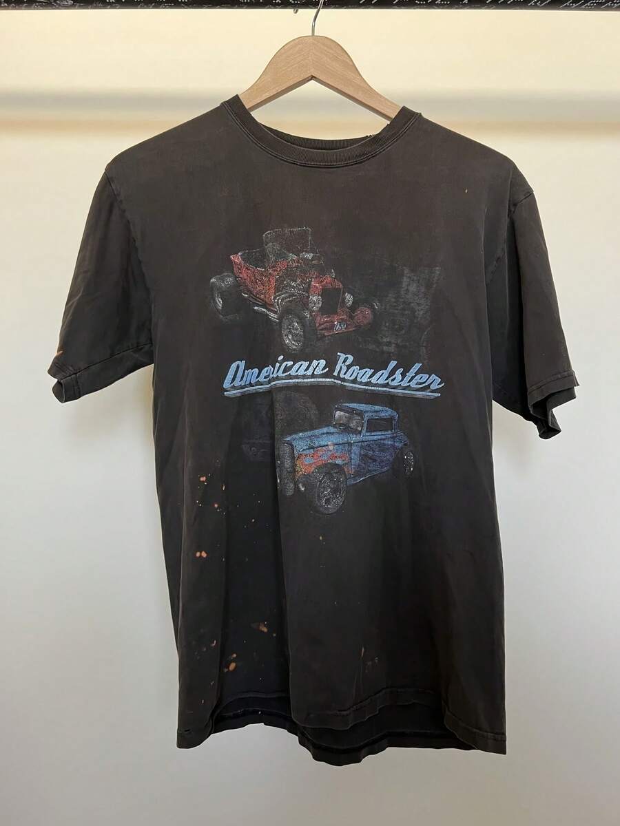 American Roadster Car Shirt Mens Medium Black Cars Graphic Retro - 款式 - 查看 1