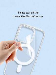 CteGlodrix Funda de teléfono básica magnética a prueba de golpes, funda de teléfono transparente magnética, diseño clásico, compatible con carga inalámbrica, anti-amarilleo, compatible con iPhone 17 16 15 14 13 12 11 Pro y Pro Max, resistente a arañazos, duradera, ligera, regalo de primavera, regalo de cumpleaños de Pascua para mamá - transparente - Ver 11