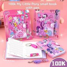 asmodee My Little Pony Notebook, Portable Pocket Notebook For Registration And Homework, Prize Gift With Pen, Suitable For Back To School, Halloween, Christmas, Gift For Friends - Square - View 1