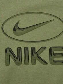 Nike Men's AS M NK DF UV HYVERSE TOP FLD Short Sleeve Knit Collarless T-Shirt TIM3596-377 - Green - View 3