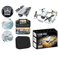Drone S108 Pro 4K Câmera Dupla Com Visor no Controle, Wi-Fi, Retorno Automático, Maleta - Primicias Qiu - Visão 5