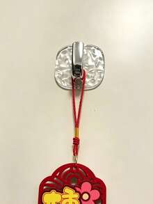 4pcs Snowflake Design Wall Hooks, Bathroom Towel Rack Hooks, Kitchen Utensil Organizer Hooks, Wall Mount Storage Hooks Home Bathroom Decor Bathroom Organizer Fall Decor Back To School - Random Color - View 3