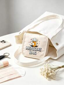 Portable Pill Bag, Compact Pill Box, Convenient Travel Medicine Storage Bag, Suitable For Daily/Outdoor/Travel, Essential For Health-Conscious And Frequent Travelers, Necessary Medical Accessory, Multi-Functional Fabric Small Pill Bag, Portable Medical First Aid Kit, Outdoor Travel Pill Bag, Dormitory First Aid Medicine Storage Bag (Multiple Colors Available) - Multicolor - View 5
