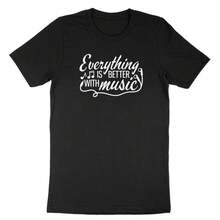 Women T-Shirts - 黑色 - 查看 1