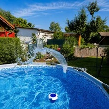 1pc/Set Pool Outlet Fountain Waterfall Jet, Universal Threaded Interface Easy Installation, Wide Mouth Smooth Water Flow, Durable Multi-Color Options, Suitable For Home Backyard Above-Ground Frame Inflatable Pool Summer Water Party Landscape Upgrade Accessory - A - View 5