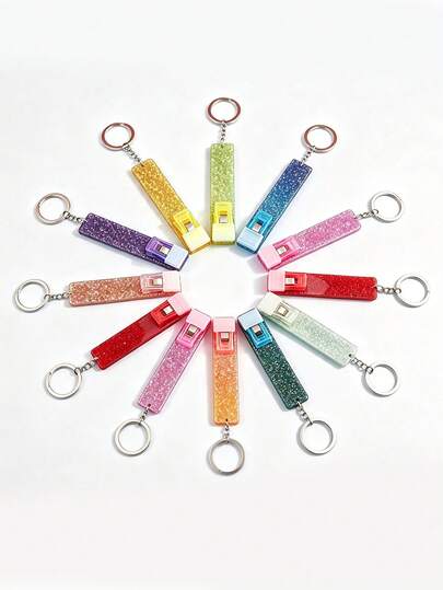 Credit Card Dispenser,Portable ATM Card Holder Keychain,Colorful Acrylic Debit Card Holder,Suitable People With Long Nails.Gifts Suitable Women