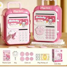 New: Fingerprint Password Piggy Bank, Large Capacity Coin Bank, Educational Finance, Anti-Theft Coin Saving Box, ATM Design Coin Bank - Surprise Gift, Birthday Gift, Christmas Gift, Perfect Gift - Multicolor - View 12