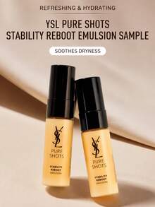 Saint Laurent YSL Pure Shots Stabilizing Repairing Lotion Mini 7ml/10ml, Portable Moisturizing Facial Lotion, Lightweight Oil-Free Daily Skincare Lotion - Naughty Milk - View 1
