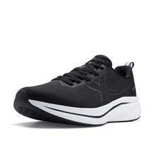 XTEP New Men's Shock-Absorbing Rebound Sports Running Shoes - Black - View 4