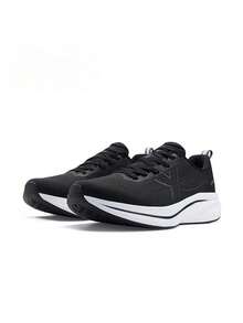 XTEP New Men's Shock-Absorbing Rebound Sports Running Shoes - Black - View 1