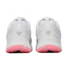 Skechers 女士GO RUN 透氣網布緩震耐磨防滑跑步鞋 - 白粉紅色 - 查看 3