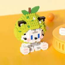 502pc Small Particle Building Blocks Compatible With Tiger, Big Orange, Big Pear, Hugging Three Treasures New Year Decoration Gift Assembly Toy - Multicolor - View 6