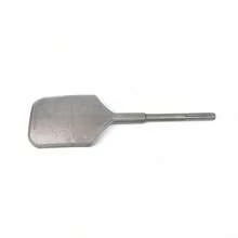 Silver/Black Clay Spade Chisel Bit - 40Cr Chromium Steel 5-Pit (2 Pits 3 Grooves) Bit. 15.7in Long Chisel Bit With 5.1in Shovel Head Width. Chisel Bit For Five-Pit Shank Electric Hammers. Clay Spade Bit With Portable Storage Box. Chisel Bit - Multicolor - View 9
