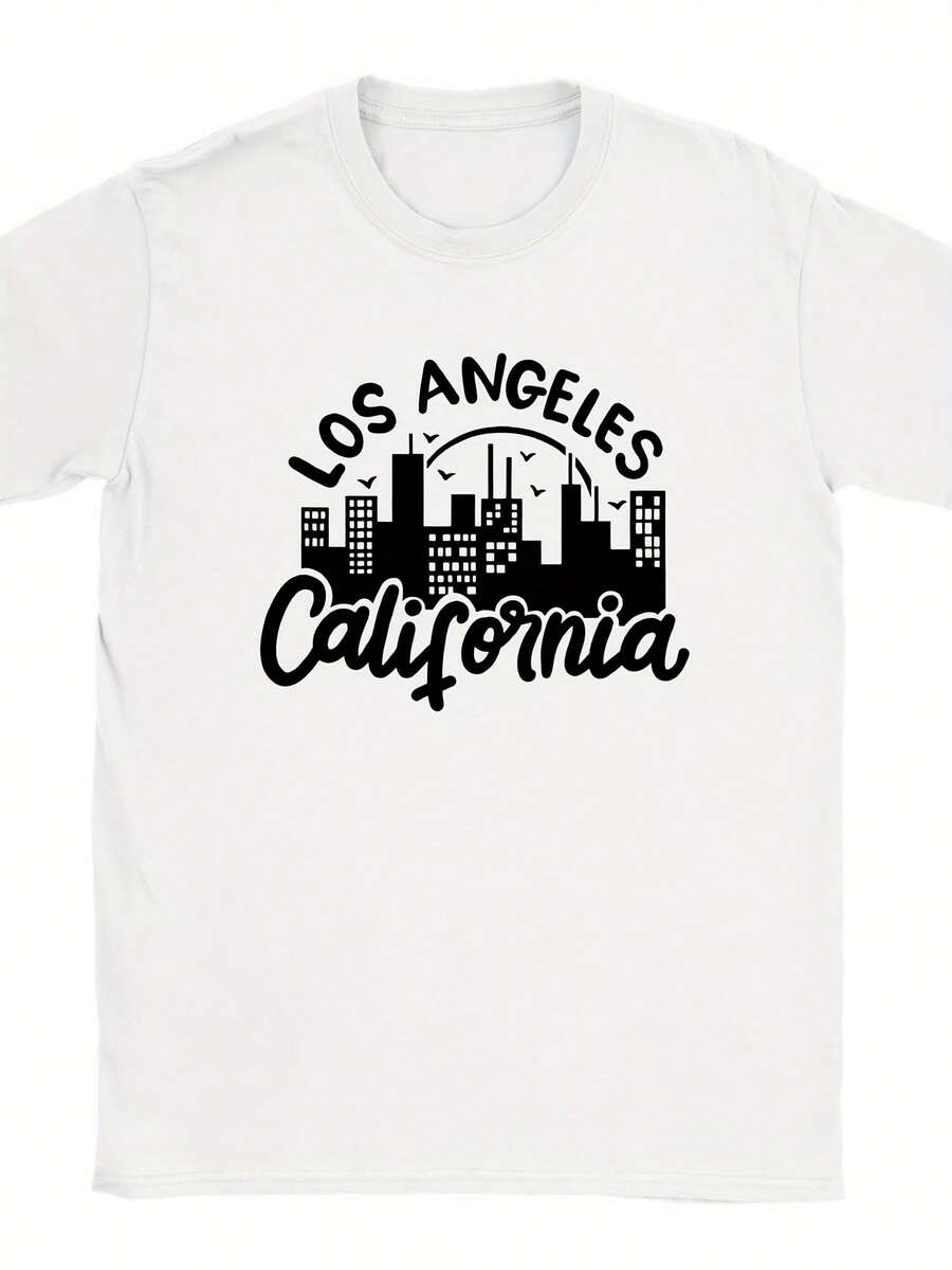 Los Angeles California - Classic Unisex Crewneck T-Shirt - 款式 - 查看 1