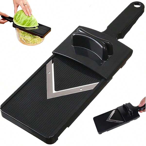Cabbage Slicer Smart Ultra-Thin Julienne - Professional Thin Sauerkraut Coleslaw Cutter Stainless Steel Blade Food Fruit Slicing Shredder
