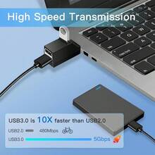 Multifunction USB 3.0 Hub Mini Splitter 1 To 3 High Speed USB 2.0 Adapter, With Chain/Laptop USB Flash Drive Card Reader - View 6